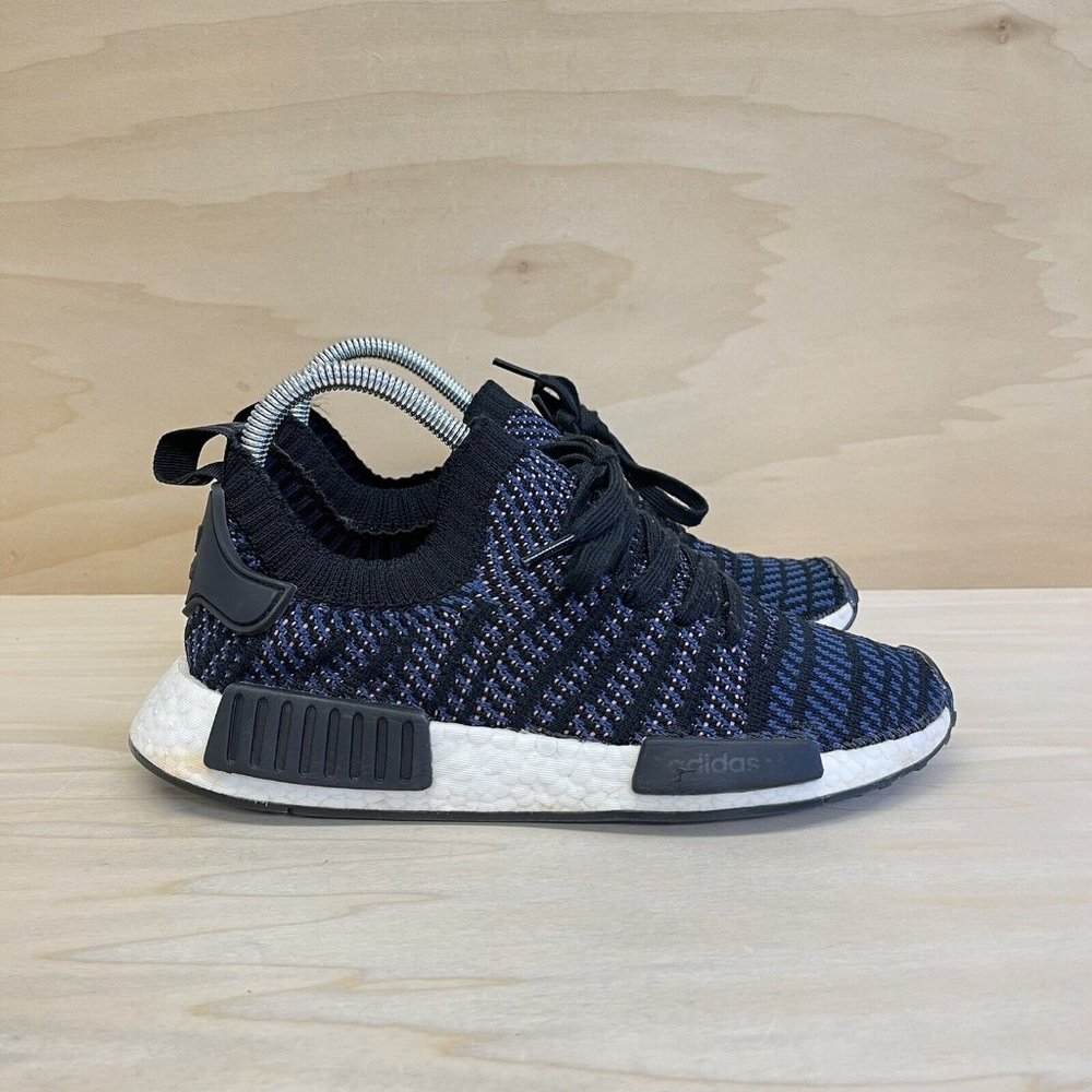 Adidas Womens NMD R1 STLT Primeknit Noble Indigo Running Sneakers AC8326 Size 7
